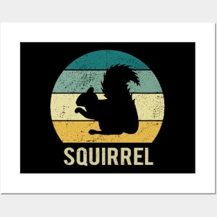 Squirrel At Sunset A Gift For Squirrels Lovers Posters and Art